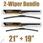 2-Wipers: 21" + 19" Trico Force All-Season Beam Wiper Blades - 25-210 25-190