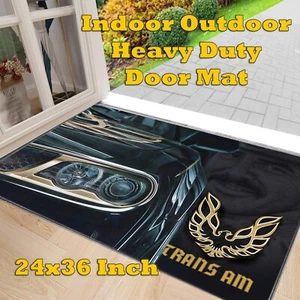 Alfombra de puerta Burt Reynolds Bandit Trans Am para interiores y exteriores alfombra de alta resistencia - Imagen 1 de 4