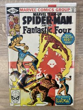 Marvel Comics Team Up Spider-Man And The Fantastic Four #100 1980 Bronze Age