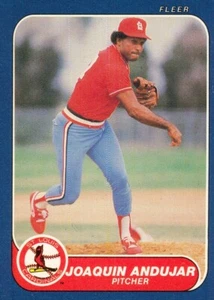 1986 Fleer Joaquin Andujar 26 Cardinals - Picture 1 of 2