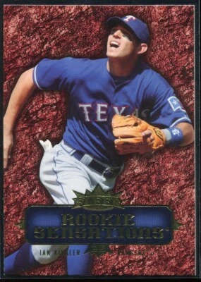 2007 Baseball Fleer Rookie Sensations Ian Kinsler #RS-IK Texas Rangers RC - Image 1 of 3