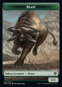 Beast (016) // Bird (002) Foil Token Dominaria United DMU MTG Magic - Imagen 1 de 2