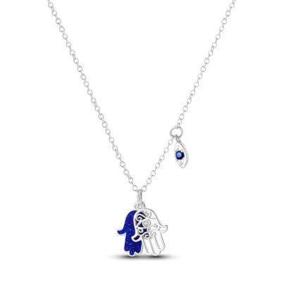 MULA Original Guardian Hand Pendant Necklace For Women Jewelry 925 Silver Plated - Image 1 of 4