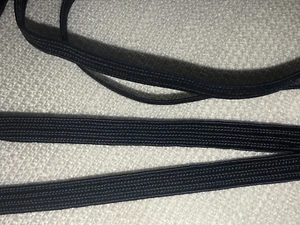 Vintage Roll over 100 Yards Dark Blue Soutache Trim Cord - Picture 1 of 6