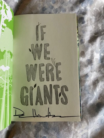 Dave Matthews signed autographed book If We Were Giants (Extremely Rare) COA Cover