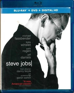 Steve Jobs (Blu-Ray DVD, 2016) Founder of Apple, Must See Combo - Imagen 1 de 2