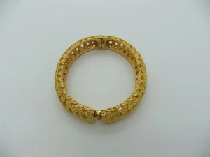 Brazalete chapado en oro vintage de Judith McCann alrededor de la década de 1950 - Imagen 1 de 1
