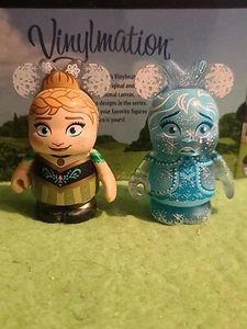Disney Vinylmation 3" Park Set 1 Frozen Lot Anna Ice Variant Set - Bild 1 von 2