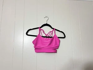 Lorna Jane Pink Sports Bra Workout - Picture 1 of 4