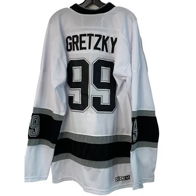 Camiseta CCM NHL Heroes Of Hockey Gretzky #99 Los Angeles Kings Talla 56 2XL 7402 Foto 1 de 4