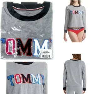 Pijama de manga larga para mujer Tommy Hilfiger gris elige talla nueva - Imagen 1 de 3