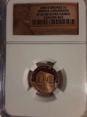 2009-S Log Cabin graded PR69 Ultra Cameo by NGC. - Image 1 of 2