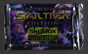 1993 SKYBOX STAR TREK EDITION MASTERS SERIES GUARANTEED UNOPENED SEALED PACK - Picture 1 of 2