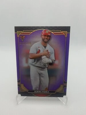 ALBERT PUJOLS /299 TOPPS TRIPLE THREADS AMETHYST PURPLE CARDINALS #71 2022  - Image 1 of 3