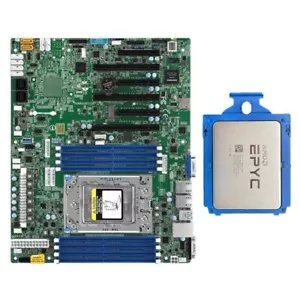 Supermicro H11SSL-i SP3 Motherboard + AMD EPYC 7401P CPU Processor Combos - Picture 1 of 4