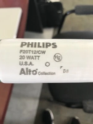 Philips Fluorescent 20 Watt 24" Bulb F20T12/CW/ALTO (30 Pack) - Image 1 of 4