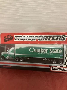Matchbox White Rose #26 B BODINE QUAKER STATE 1992 CY104 Super Star Transporter - Picture 1 of 12
