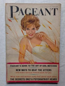 1961 Men’s Vintage Magazine Pageant Jerry Yulsman Pinup Girl/Gravure Model - Picture 1 of 4