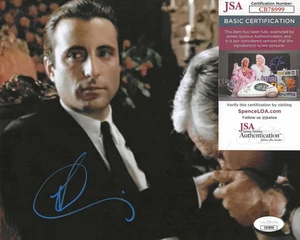 Andy Garcia Signed 8x10 Photo w/ JSA COA #CB78999 The Godfather Part III - Picture 1 of 2