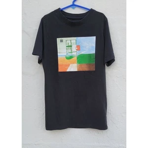 Nike Tee Youth T Shirt Short Sleeve Swoosh Graphic Black Basketball Med 10/12 - Picture 1 of 5