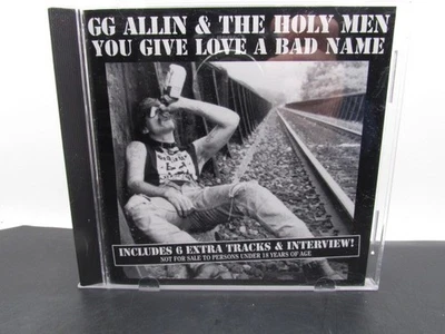 GG ALLIN & THE HOLY MEN You Give Love A Bad Name CD Aware-One 4 Foto 1 de 3