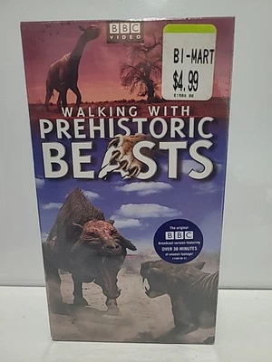 WB BBC Walking With Prehistoric Beasts 2 VHS Set Sealed 2021 Dinosaurs Video New - Image 1 of 4