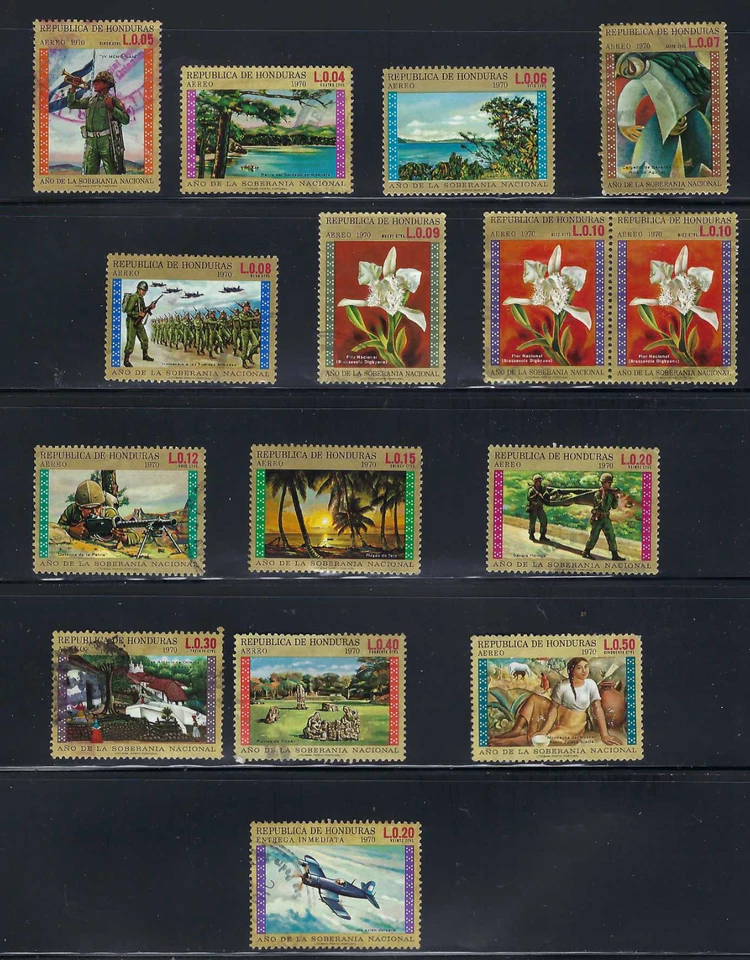 ГОНДУРАС SESQUICENTENARIO INDEPENDENCE.- {15} 1970 Б/У - Изображение 1 из 1