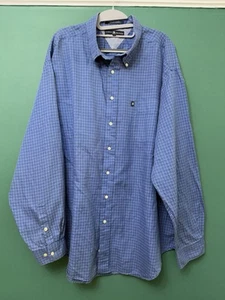Mens Tommy Hilfiger Shirt. 2XL XXL. Blue Check SKU 40490 - Imagen 1 de 9