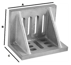 SLOTTED ANGLE PLATES (WEBBED) 3 x 2-1/2 x 2" - Picture 1 of 1
