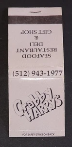 CRABBY HARRY'S MATCHBOX MATCHES MATCHES MATCH (GI) - Picture 1 of 1