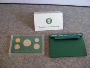 1997 United States Mint Proof Set Five Coins With COA Very Good Cond... - Picture 1 of 10