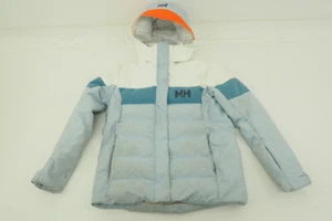 Helly Hansen Diamond Insulated Ski Jacket Girl's 164 / 14 Blue/White - Picture 1 of 7