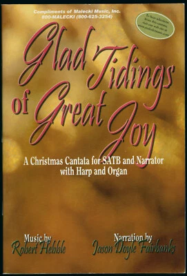 Glad Tidings of Great Joy: A Christmas Cantata for SATB, with Harp and Organ - Image 1 of 4