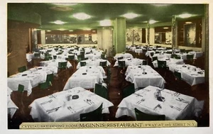 Postal de Nueva York NY "McGinnis' Restaurant" - Imagen 1 de 2