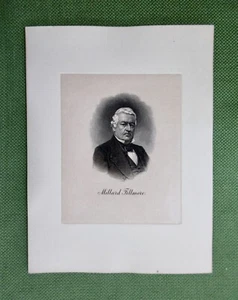 U.S. Mint Copper Plate Engraved Presidential Portrait of Millard Fillmore. - Picture 1 of 2