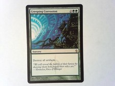 Creeping Corrosion	 Mirrodin Besieged - Magic the Gathering mtg green