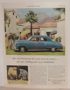 Original 1946 Studebaker Magazine Ad - Picture 1 of 1