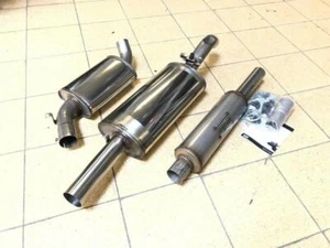 Sistema de escape deportivo de acero inoxidable para VW Golf 2 grupo A ABE GOLF II - Imagen 1 de 5