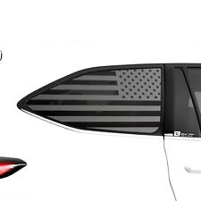 Fit Toyota Highlander 2020-2023 Quarter Window American Flag Vinyl Decal Sticker