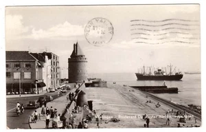 Vintage Postcard Photo Vlissingen Netherlands Boulevard de Ruyter Ship 1972 post - Picture 1 of 2