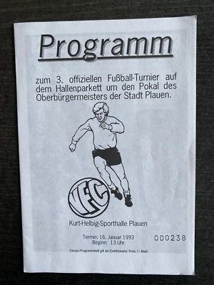 1993 HT Plauen - VFC, Banik Sokolov, SpVgg Bayreuth, FC Slavia Karlsbad - Bild 1 von 4