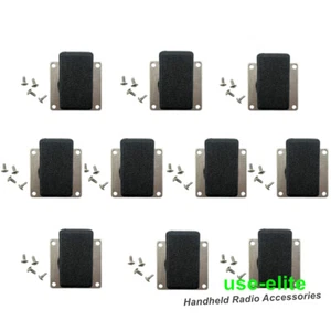 Pack de 10 Clips de Ceinture Microphone de Remplacement pour Micro Haut-Parleur Télécommande KMC-25 - Photo 1/4