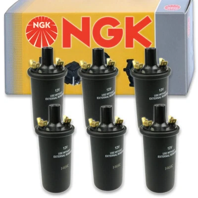 Bobinas de encendido 6 piezas NGK 48863 U1163 para UF711 UF3T UF3 UF-711 UF-3 UC15T iv Foto 1 de 4