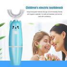 Automatic U-Shape Child Toothbrush Electric Battery Powered Brush (Blue)