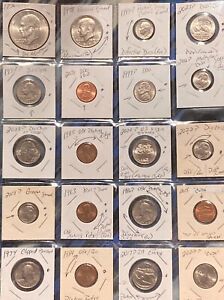 U.S. ERROR COIN LOT OF (20) U.S. ERROR COINS UP FOR AUCTION!!!!!