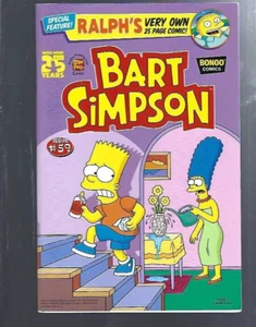 BART SIMPSON 59 - SIMPSONS - 55 - 50 PG DIGEST BONGO - PRENSA NUTRIA - Imagen 1 de 1