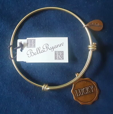 Brazalete Brazalete Expandible Bella Ryann “Lucky” en Oro Foto 1 de 2