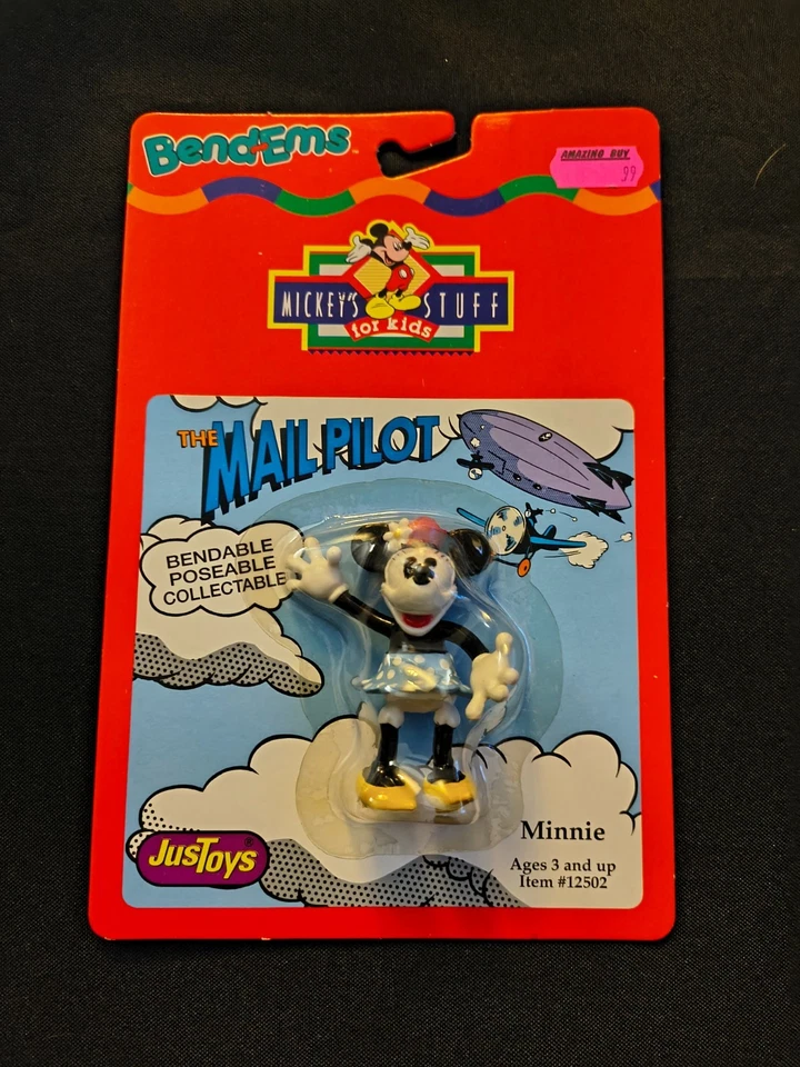 4-дюймовая фигурка Минни-Маус Mickey's Stuff For Kids Bend Ems Blaggard Castle - Изображение 1 из 1