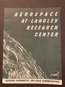 Seltenes NASA Langley Research Center Werbebuch Luft- und Raumfahrt Sammlerstück - Bild 1 von 6