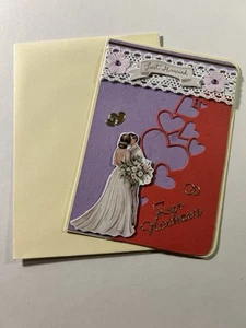 3D Glückwunsch Karte - Zur Hochzeit - mit Umschlag für Geld - Bild 1 von 1